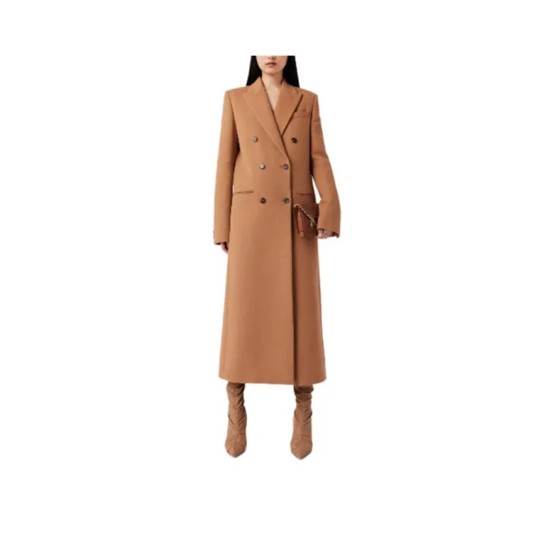 Stella McCartney Double Breasted Longline Coat-0