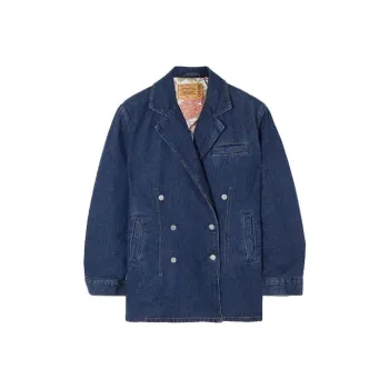 Levis X GANNI Denim Jackets Women's Blue