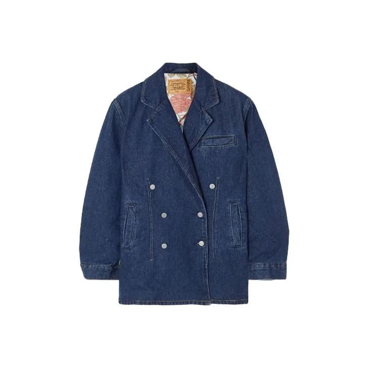 Levis X GANNI Denim Jackets Women's Blue-0