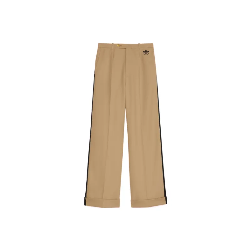 Adidas X GUCCI Casual Pants Women's Beige-0