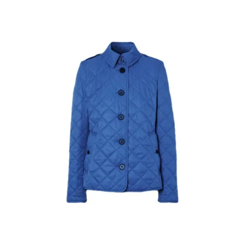 Burberry Puffer Jacket Women's Blue