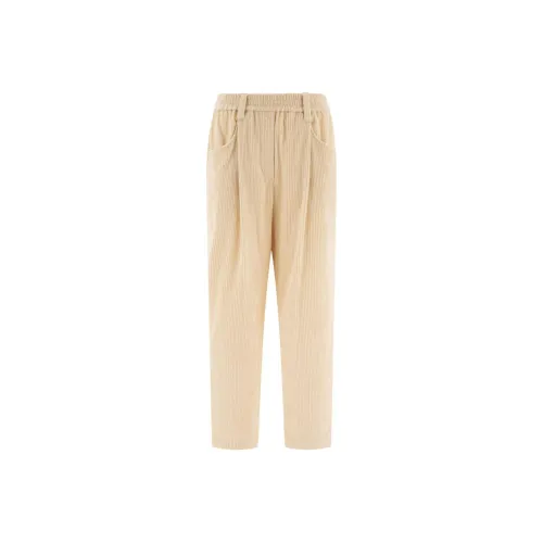 Brunello Cucinelli Corduroy Cropped Leg Trousers
