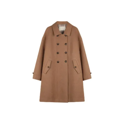 SOLIGHTER Coats Women's Red Coffee