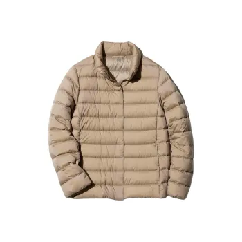 UNIQLO Down Jacket Women's Khaki Brown
