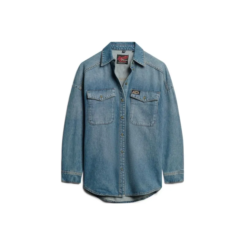 SUPERDRY Denim Jacket Women's Blue-0
