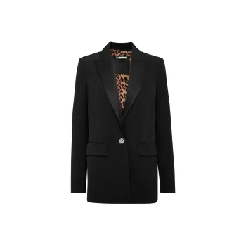 PHILIPP PLEIN Sequinned Tiger Single breasted Blazer