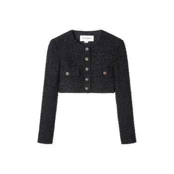 Miss Sixty Cropped Coats Women's Black