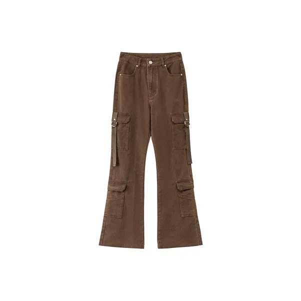 NO ONE ELSE Casual Pants Women's Coffee-0