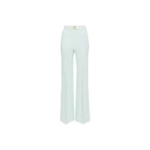 Elisabetta Franchi High waisted Crepe Palazzo Trousers