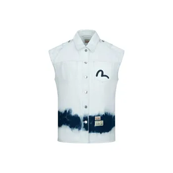 EVISU Vests Women's Denim Blue