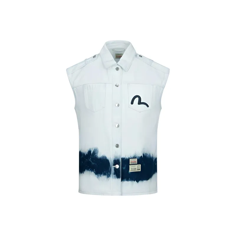 EVISU Vests Women's Denim Blue-0