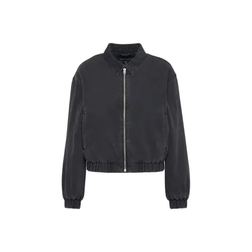ARITZIA FW24 Denim Forum The '90s Denim Bomber Denim Jacket Women's Black Eyeliner/Black Eyeliners Pen