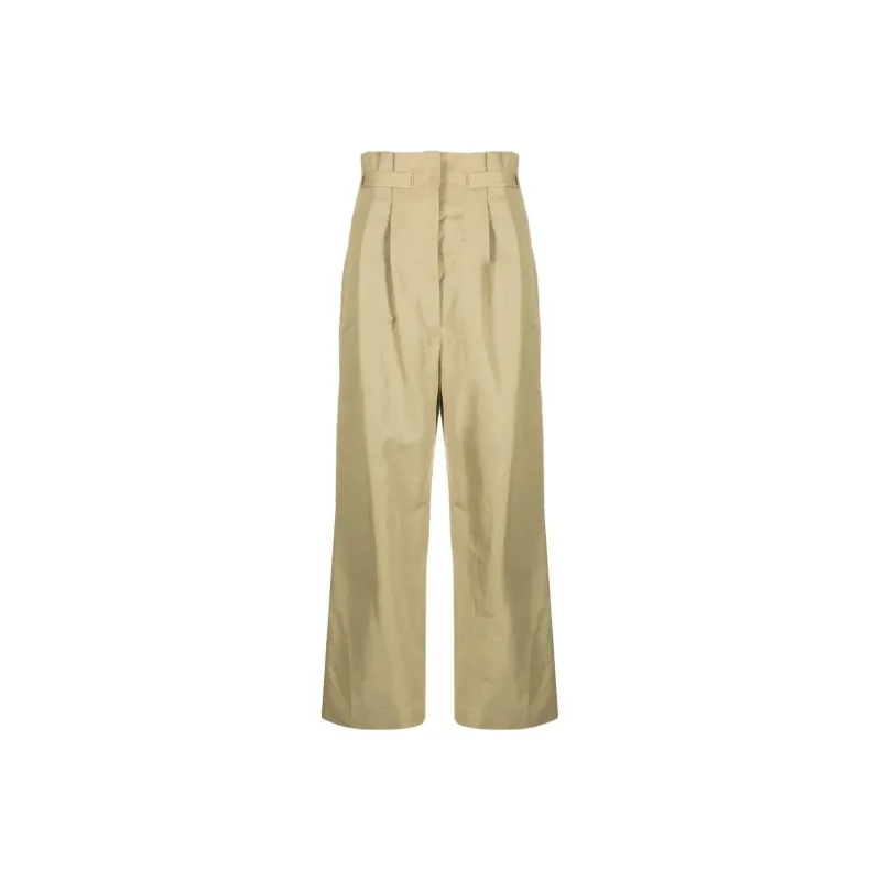 LOEWE Knitted Sweatpants Women's Light Brown-0