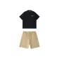 Jet Black Top+Rosemary Khaki Bottom