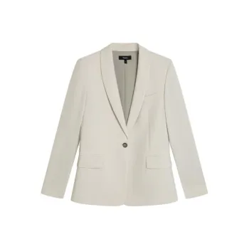 THEORY Single-Breasted Tailored Blazer