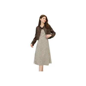 TOUCH Cropped Coats Women's Coffee