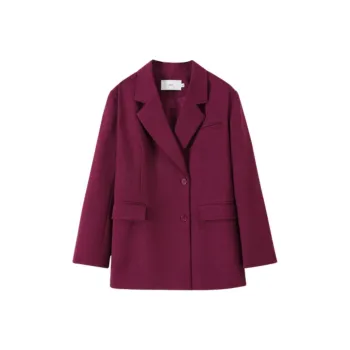 XWI Business Suit Women's Dark Reddish Purple
