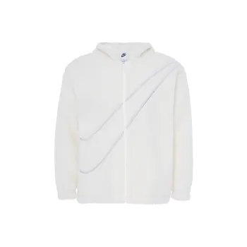 Nike Dragon New Year's Collection SPORTSWEAR Velvet feel Coat Women's Sail White