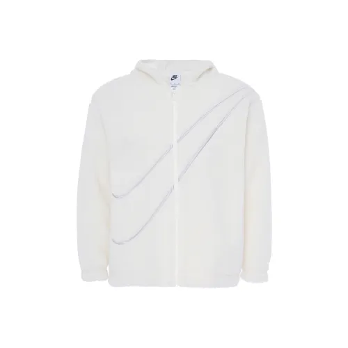 Nike Dragon New Year's Collection SPORTSWEAR Velvet feel Coat Women's Sail White