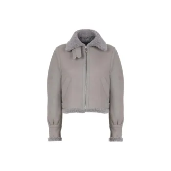 FENDI FW22 Jackets Coats Women's Gray