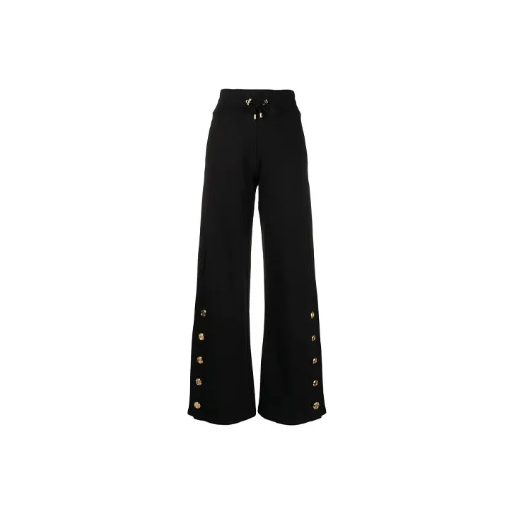 BALMAIN Knitted Sweatpants Women's Black-0