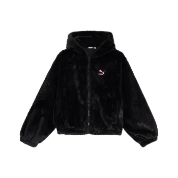 PUMA CLASSICS SLOUNGE Velvet feel Coat Women's Black