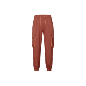 JORDAN Knitted Sweatpants Women's Total Crimson Color