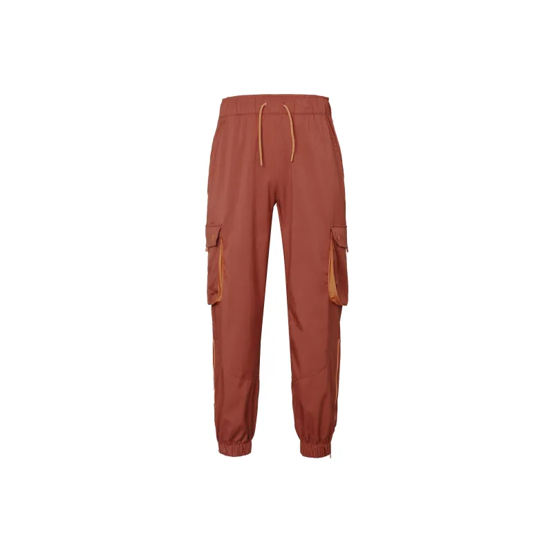 Jordan Knitted Sweatpants Women's Total Crimson Color-0