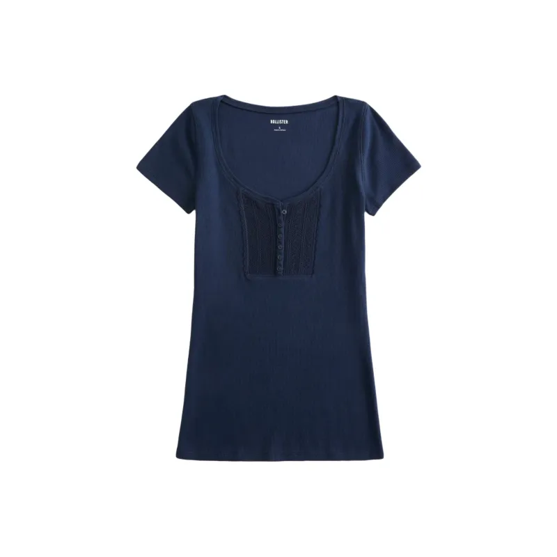 Hollister T Shirt Women's Marine-0