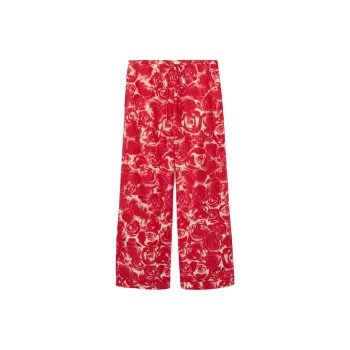Burberry Casual Pants Women's Red