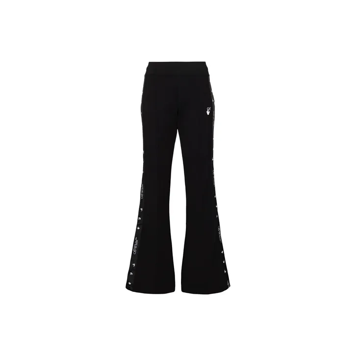 OFF WHITE FW20 Knitted Sweatpants Women's Black-0