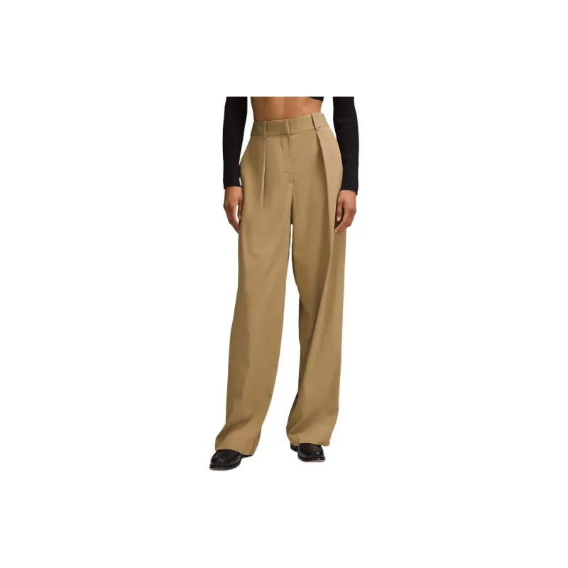 Lululemon Modal-BlendPleated High-Rise Casual Pants Women's-9