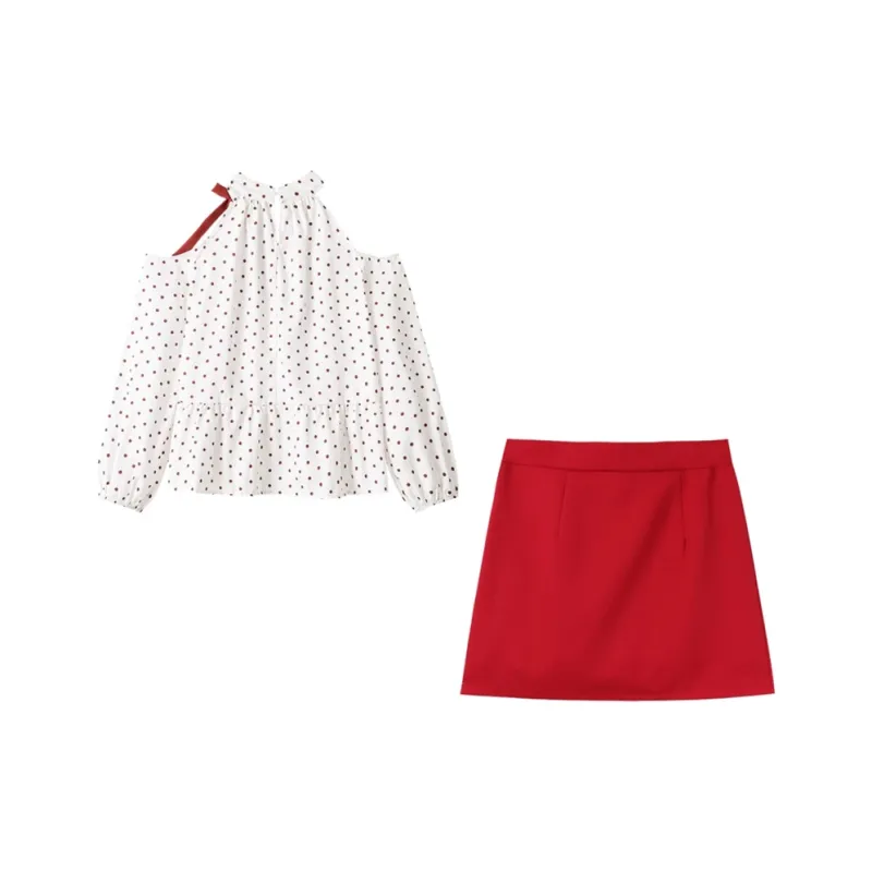 Incolore Two Piece Skirt Sets Women's-1