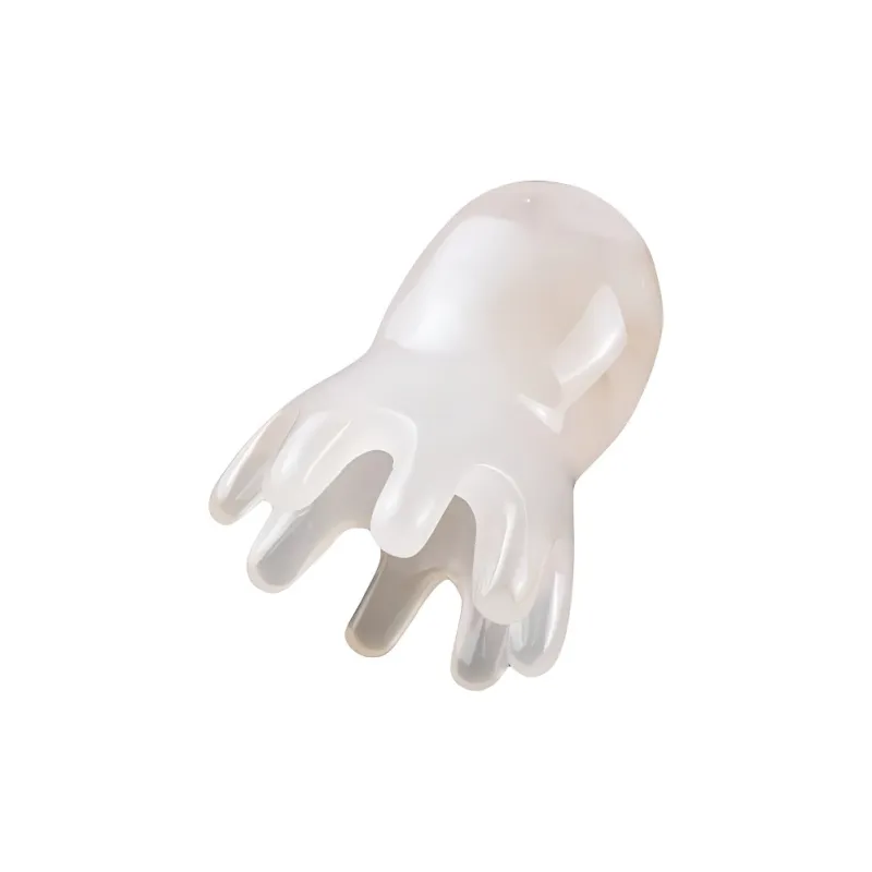 ZHENZI Octopus Massage Comb Head Acupressure Massager Gua Sha Comb Leather Acupoint Therapy Comb-5