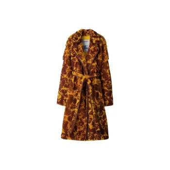 Burberry Trench Coats Women's Pear Color