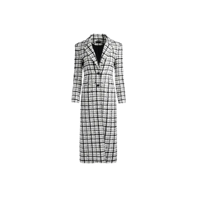 ALICE+OLIVIA FW24 BRET Coats Women's White-0