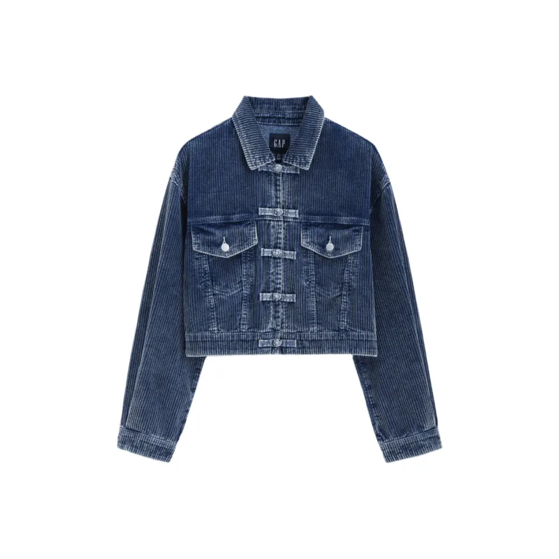 GAP Fall And Winter Cropped Coats Women's-0
