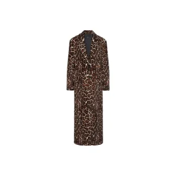 PRADA FW23 Leather Jacket Women's Dark Brown