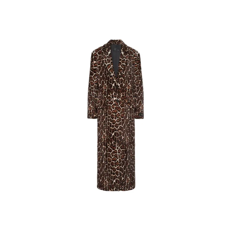 PRADA FW23 Leather Jacket Women's Dark Brown-0