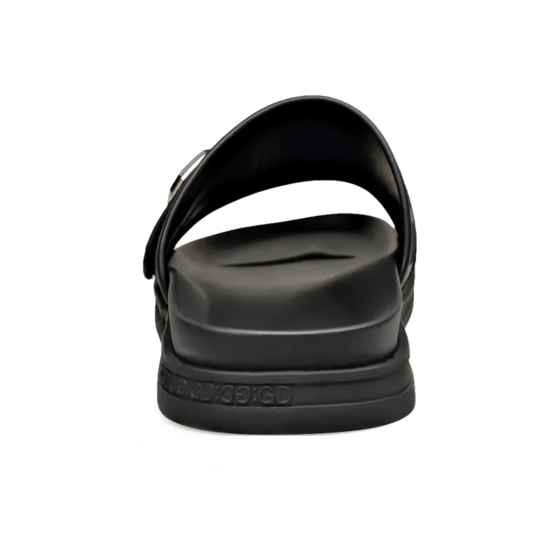 Romon Slide Slippers Men's Black-3