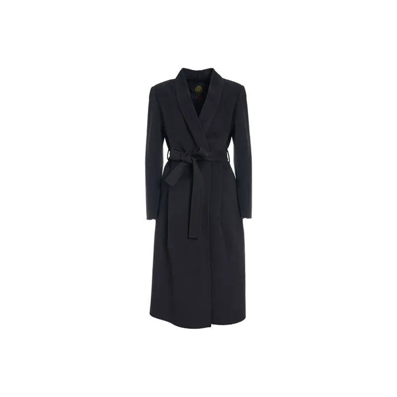 BESIONIA FW23 Coats Women's Black Gray Color-0