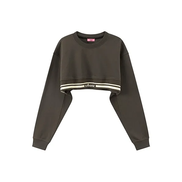 CHUU Sweatshirts Women's Carbon Gray-0