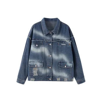 FPMZ Denim Jackets Women's Denim Blue