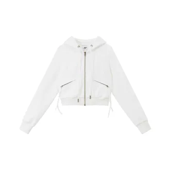 RUNTOTHEFUTURE Cropped Coats Women's Pure White