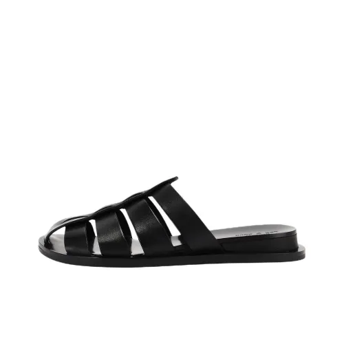 RAG&BONE Abrasion Resistant Closed Toe Slippers Women's Black