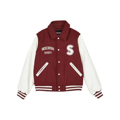 Skechers Puffer Jacket Women's Grape Red