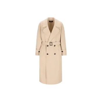 Loro Piana Double Breasted Belted Coat