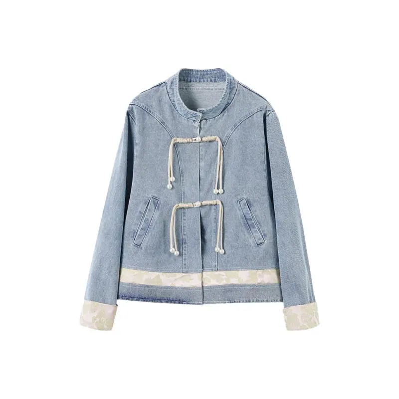Wbwq Denim Jacket Women's Light Blue-0