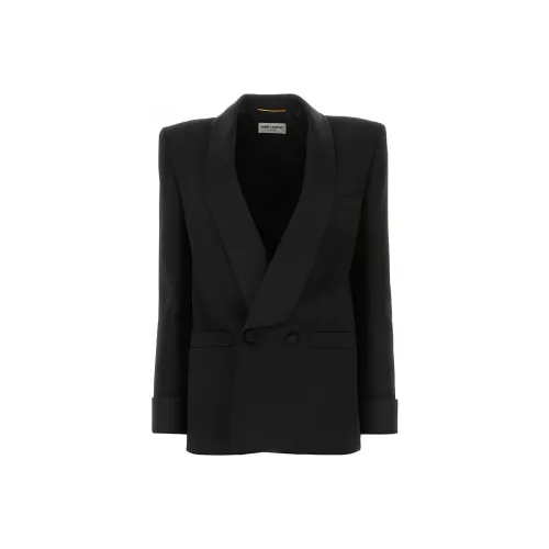 SAINT LAURENT Double Breasted Long Sleeved Jacket