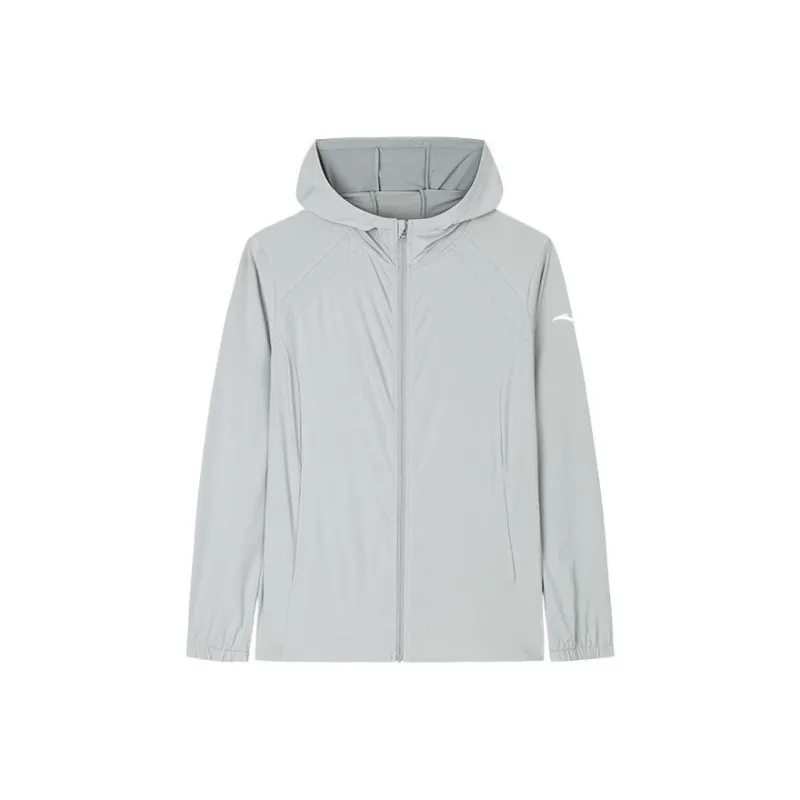 Anta Variety Training Collection Sun Protection Clothing Women's Star Diamond Gray-0
